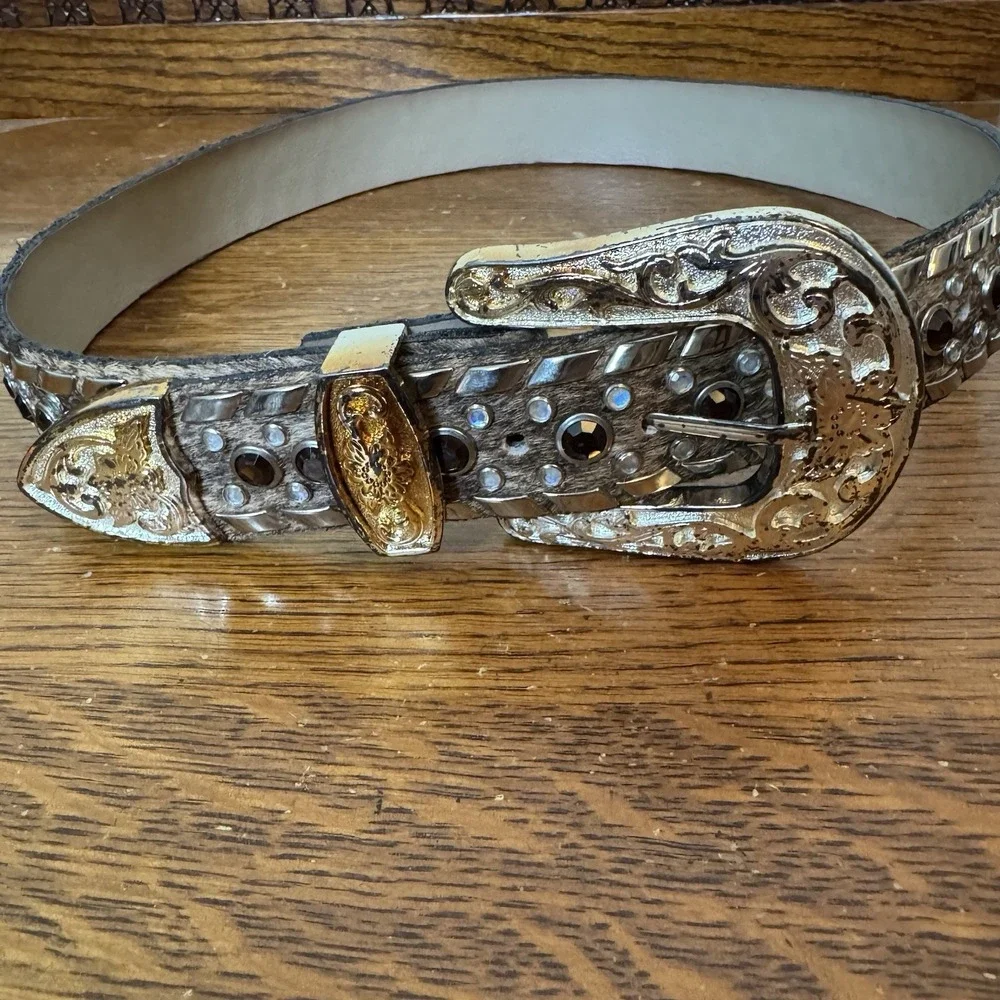 Western Cowgirl Bling Belt M 38